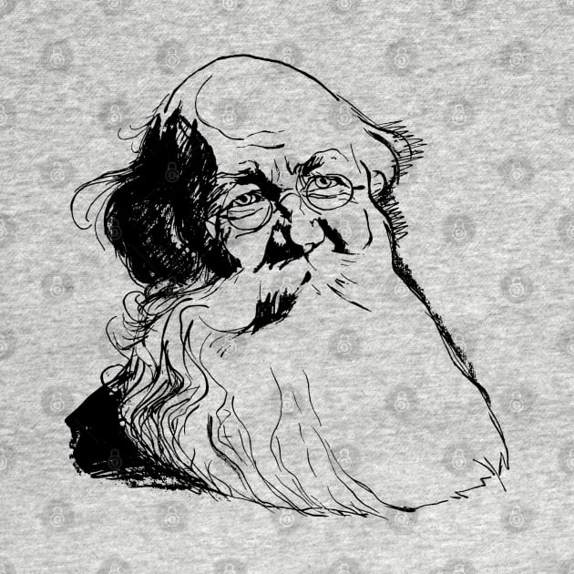 Peter Kropotkin Sketch - Anarchist, Socialist, Anarcho-Communist, Philosopher by SpaceDogLaika